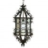 Large Wrought Iron Hanging Lantern