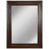 Walnut and Ebonized Mirror