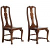 Pair of Walnut Side Chairs