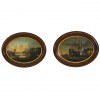 Pair of Oils on Canvas, Harbor Scenes