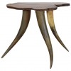 Specimen Walnut and Horn Side Table