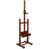 Adjustable Oak Easel on Casters