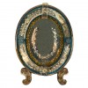 Small Glass Frame with Etched Glass Mirrorplate