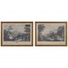 Pair of Engravings in Gilt Gesso Frames, Views of Dresden