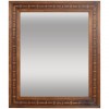Walnut and Marquetry Inlaid Mirror