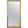 Carved Giltwood Mirror, Two-Piece Glass