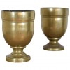 Pair of Bronze Censers as Planters