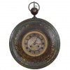 Tole and Parcel Gilt Wall Clock