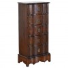 Oak 5-Drawer Commode on Stand