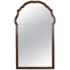 Carved Walnut Mirror