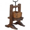 Wooden and Iron Cheese Press
