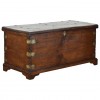 Walnut and Brass Mounted Trunk