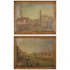 Pair of Oils on Canvas, Views of Firenze