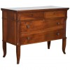 Walnut 4-Drawer Commode