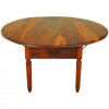 Large Provincial Pine and Walnut Kitchen Table