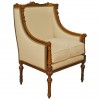 Carved Gitwood and Painted Bergere