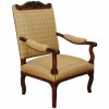 Carved Elmwood Fauteuil