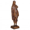 Carved Pinewood Sculpture of Saint Michael