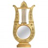 Carved Giltwood Mirror, Formerly a Barometer