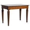 Walnut and Inlaid 1-Drawer Console Table