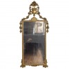 Carved Giltwood Footed Mirror