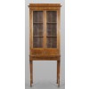 Walnut and Brass Display Cabinet