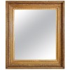 Carved Giltwood and Gilt Gesso Mirror
