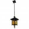 Iron, Metal, and Glass Lantern