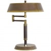 Brass and Steel Adjustable Table Lamp