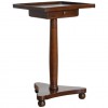 Walnut Tray Top 1-Drawer Table