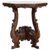 Walnut Octagonal Center Table