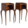 Pair of Walnut Bedside Tables or Cabinets
