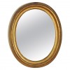 Shaped Giltwood Oval Mirror