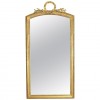 Carved Giltwood and Carved Gesso Tall Mirror