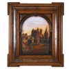 Walnut and Inlaid Portrait of a City