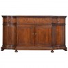 Walnut and Inlaid Secretary Credenza