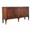 4-Door Paneled Credenza in Walnut