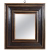Ebonized and Giltwood Mirror