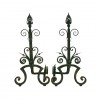 Large Pair of Andirons