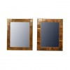 Pair of Walnut Veneer Frames