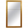 Fluted Giltwood Mirror, 2-Piece Antique Mirror Plate