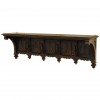 Carved and Painted Wall Shelf and Rack