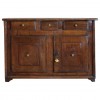 Walnut 3-Drawer, 2-Door Buffet