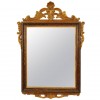 Giltwood and Faux Marble Painted Mirror