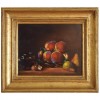Oil on Canvas in Giltwood Frame, Still Life with Fruit, C.H. Louis