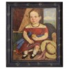 Oil on Canvas, Portrait of a Young Girl