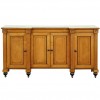 Block Front Parquetry Sideboard