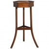 Walnut Hexagonal 1-Drawer Table