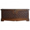 Carved Walnut Coffre