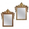 Pair of Carved Mecca Mirrors